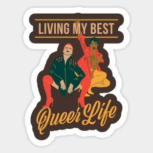 Living My Best Queer Life Sticker